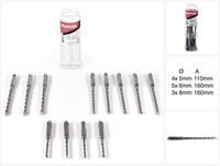 Makita Hm Bohrer-set V-plusnr. 5 4x &Oslash; 5 X 110 Mm, 5x &Oslash; 6 X 160 Mm Und 3x &Oslash; 8 X 160