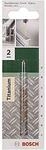 Bosch - Accessories 2609255090 Hss Metall-spiralbohrer 2 Mm Gesamtl&auml;nge 49 Mm Tin