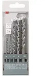 Wolfcraft - Steinbohrer-set Hm 8450000 &Oslash; 4 - 10 Mm 5-teilig Rundschaft Bohrersets
