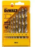 Metallbohrer-set 10-tlg. Hss-g, Art.nr. Dt5921-qz - Dewalt