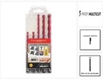 Multicut 100905100 Hartmetall Mehrzweckbohrer-set 5teilig 5 Mm, 6 Mm, 8 Mm, 10 Mm