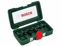 Bosch - 6-teiliges HM-Fräser-Set (8 mm Schaft)