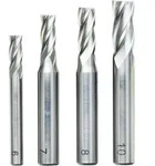 Proxxon - Schaftfr&auml;ser-satz, Din 844, Hss 6 - 7 - 8 - 10 Mm (4-teilig) - 24620