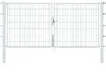 Alberts - Doppeltor Flexo, Feuerverzinkt, Lichte Bxh3000x1400, Pf80x80/2100mm