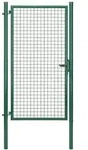 Alberts - Wellengitter-einzeltor, Zinkp.gr&uuml;n Kst.b., B Mitte-mitte Pf.1020mm,