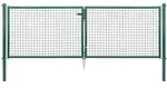 Alberts - Wellengitter-doppeltor, Zinkp.gr&uuml;n Kst.b., B Mitte-mitte Pf.2988mm,
