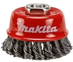 Topfb&uuml;rste, 65 Mm, Gezopft, Verzinkter Stahl, M14 - Makita