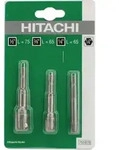 Adapter Satz 3-dlg 1/4"-3/8"-1/ Hikoki 751970
