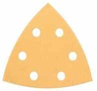 Schleifblatt C470 F&uuml;r Deltaschleifer, 93 Mm, 120, 6 L&ouml;cher, Klett, 5er-pack -...