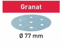 Schleifscheibe stf d 77/6 P1000 GR/50 Granat Festool 498930