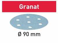Schleifscheibe Granat stf D90/6 P320 GR/100 497372 Pack a 100 Stück - Festool