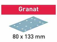 Schleifstreifen stf 80x133 P40 GR/50 Granat – 497117 - Festool