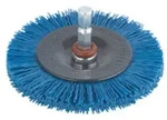 Nylondraht-scheibenb&uuml;rste, Soft S=6mm,blau,&oslash;100mm - 2727000 - Wolfcraft