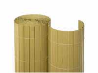 Noor - Sichtschutzmatte pvc Sichtschutz Kunststoff 10m 1,20x10 m bambus