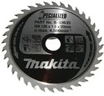 B-33635 Specialized S&auml;geb.136x20x36z - Makita