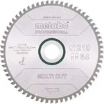 S&auml;geblatt Multi Cut - Professional, 210x30, Z64 Fz/tz, 5&deg;neg. - Metabo