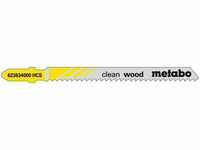 25 Stichsägeblätter 'clean wood' 74/ 2,5 mm, hcs, Type 23634 (623691000) - Metabo