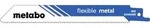 25 S&auml;bels&auml;gebl&auml;tter Flexible Metal 150 X 0,9 Mm, Bim, 1,4 Mm/ 18 Tpi (628251000) -