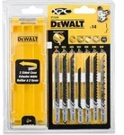 Zubeh&ouml;r - Stichs&auml;geblatt-set, 14-tlg, F&uuml;r Holz Dt2298 - Dewalt