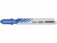 3 Stichsägeblätter basic metal 51/ 1,2 mm, hss (623965000) - Metabo