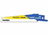 Metabo - 5 Säbelsägeblätter flexible wood + metal 100 x 0,9 mm, BiM, 1.41-1.81 mm/