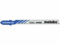 METABO 5 Stichsägeblätter basic metal 66/ 1,1-1,5 mm, progressiv, HSS, mit
