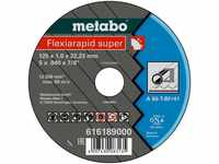 Flexiarapid super 125x1,0x22,23 Stahl, Trennscheibe, gerade Ausführung - Metabo