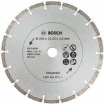 Bosch - Diamanttrennscheibe F&uuml;r Baumaterial, Durchmesser: 230 Mm, 2er-pack