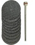 Proxxon - Trennscheiben Mit Gewebe, &Oslash; 22 Mm, 10 St&uuml;ck + 1 Tr&auml;ger - 28808