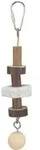 Trixie Vogelspielzeug Aus Holz Mit Vulkanstein, 16 Cm
