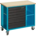 Fahrbare Werkbank, Schubladen, Flach: 4 X 79 X 527 X 348 Mm, Schubladen, Hoch:...