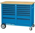 Rollwerkbank 1,25 M Breit Mit 2x 7 Schubladen - Gedore