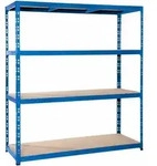 Pro-bau-tec Weitspannsteckregal 350kg Tragkraft 160cm Breit