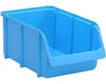 Sichtlagerkasten L332/290xb207xh155mm Pp Blau Stapelbar