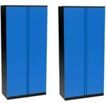 G&uuml;de - Werkzeugschrank 85x40x185cm 2x Werkstattschrank Metallschrank Aktenschrank