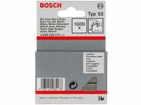 Feindrahtklammer Typ 53, 11,4 x 0,74 x 14 mm, 1000er-Pack, rostfrei - Bosch