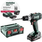 Metabo - Akku-bohrschrauber Bs18l Im Set Mit 2x 2,0 Ah Akkus, Ladeger&auml;t Und Koffer