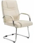 Besucherstuhl Attila Stoff Creme