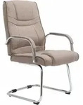 Besucherstuhl Attila Stoff Taupe