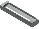 Orga-line Folienschneider F&uuml;r Frischhaltefolie - 411x88,5x69,3mm, Staubgrau -...