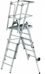 Plattformleiter Flexxstep 4 Sprossen Mit Teleskopaufsatz 2 Sprossen - 052534 -