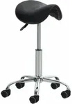Arbeitshocker Reno Kunstleder Schwarz