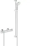 Grohe Grohtherm 800 Thermostat-brausebatterie 1/2" Mit Brausegarnitur, Chrom,