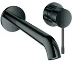 Grohe Essence - Waschtischarmatur L - Unterputz, 2-loch Montage, Hard Graphite