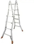 Aluminium-gelenk-teleskopleiter Monto Telematic 5 M Doppelstufenleiter - Krause