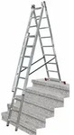Corda Vielzweckleiter 3x9 Sprossen Mehrzweckleiter Mit Treppenfunktion - Krause