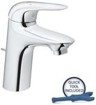 Grohe Waschtischarmatur New Wave M Wasserhahn F&uuml;r Bad Waschbeckenarmatur Chrom