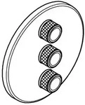 Grohtherm Smartcontrol 3- Fach Unterputzventil, Wandrosette - Grohe