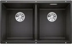 Blanco - Subline 350/350 - Silgranitsp&uuml;le, 76x46 Cm, Anthrazit 523574