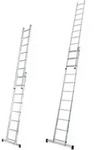 Krause Corda Alu Schiebeleiter Anlegeleiter 2 X 11 Tritte 5,3m 2-teilig Leiter